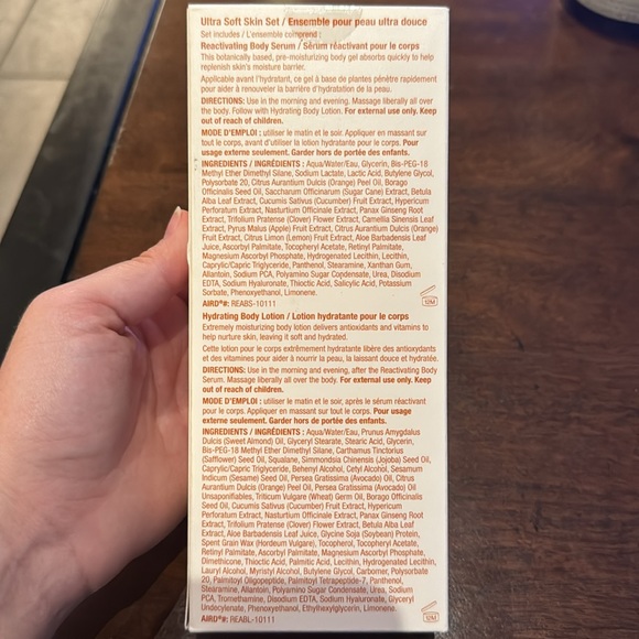 NWT Arbonne RE9 Ultra Soft Skin Set - Picture 3 of 5